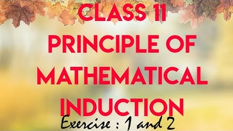 Class 11 Principles of Mathematical Induction exercise 4.1 Malayalam