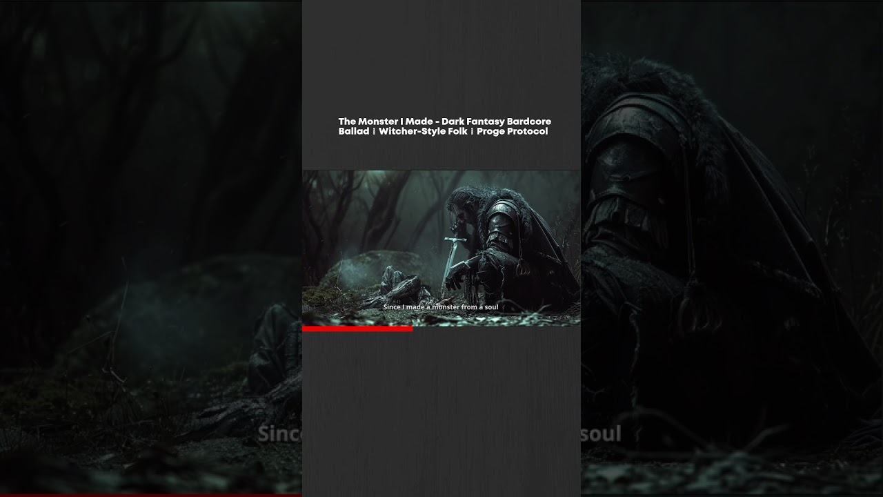 The Monster I Made - Dark Fantasy Bardcore Ballad | Witcher-Style Folk | Proge Protocol