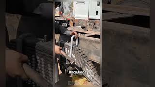 Installing truck suspension controller- Satisfying jobs and machinery in the world #shorts