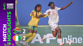 South Africa 2-2 Côte d'Ivoire | Match Highlights l TotalEnergies WAFCON 2026 l Group B