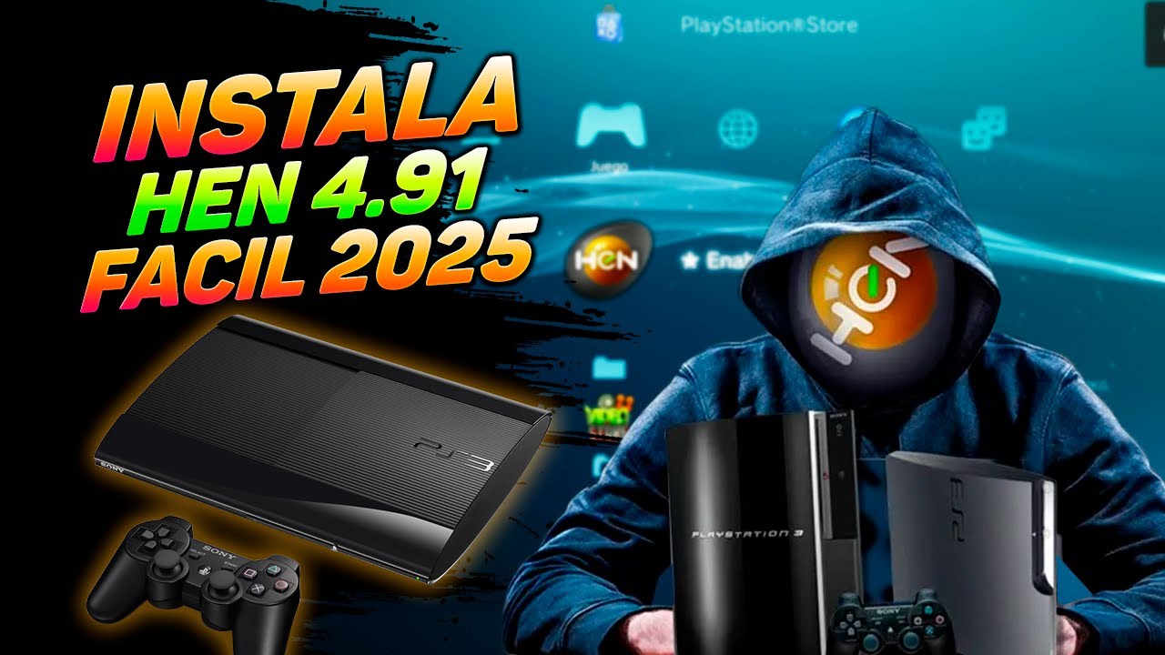 Como INSTALAR👉HEN 4.91 Oficial en PLAYSTATION 3👉Tutorial 2025 Novatos😭😮 ...