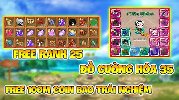 Sever Test Free 100m Coin Mua Full Đồ, Đồ Cường Hóa Max 35, Sắp Tới Sẽ Có Đệ Tử - Làng Lá MeGame