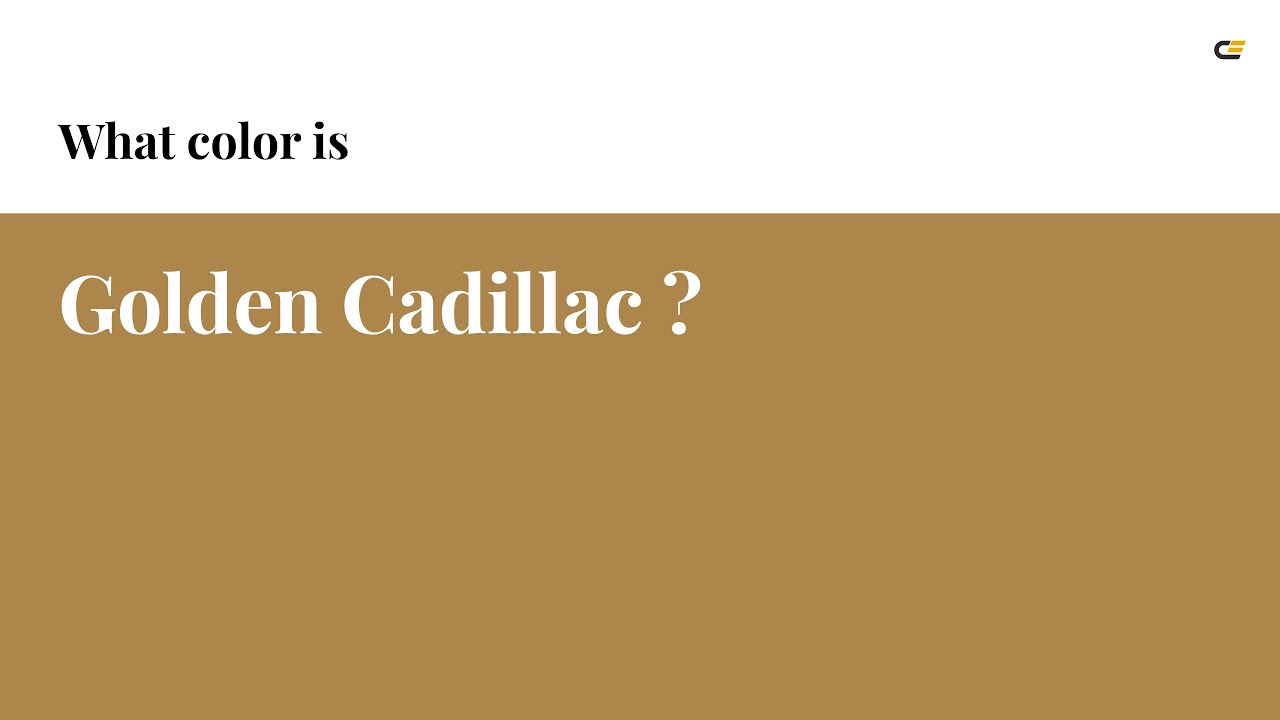 Golden Cadillac color #ac864b hex color - Yellow color - Cool color ...