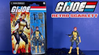 G.I. Joe Classified Retro Cardback SCARLETT Review