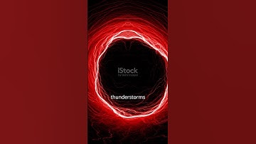 Red Sprite Lightning: The Mysterious Phenomenon Above Thunderstorms! ⚡ #Space #Lightning #Science