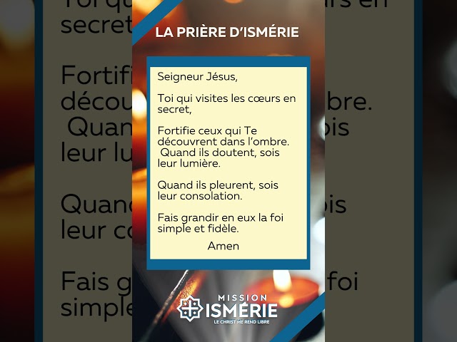 La prière d'Ismérie