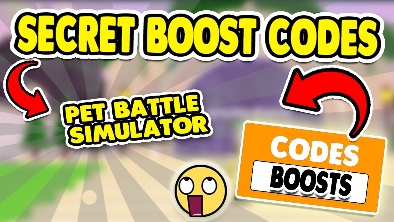 *NEW BOOST CODE* in PET BATTLE Simulator (OP BOOST CODE Working 2020 ...