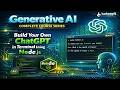 Build Your Own ChatGPT in Terminal Using Node js 🚀 | Gen AI Step-by-Step Tutorial