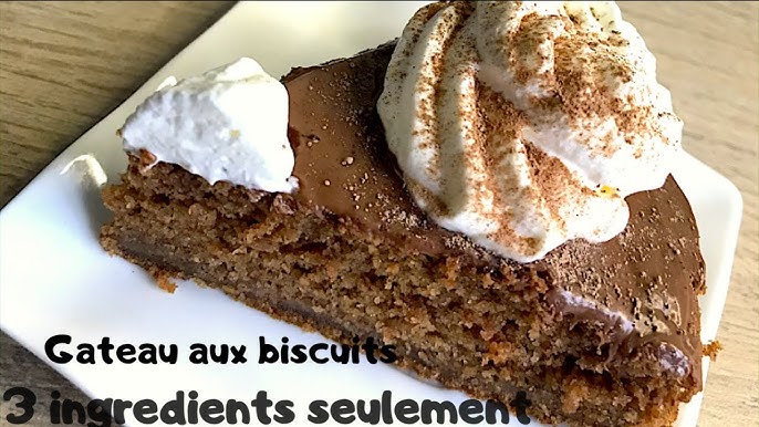 3 ingrédients, du chocolat et aucune cuisson au four, ce dessert