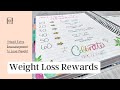 Weight Loss Rewards Chart | Erin Condren LifePlanner Notes Pages