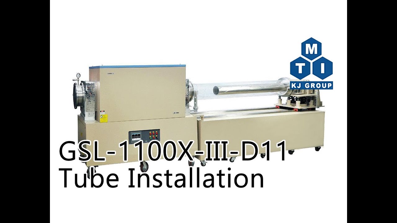 Three Zone Dual Tube Furnace  (11"/10") Tube Installation Video - GSL-1100X-III-D11