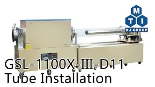 Three Zone Dual Tube Furnace (11/10) Tube Installation Video - GSL-1100X-III-D11