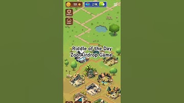 Riddle of the Day Zoo Airdrop Game #zoo #airdrop #game #riddle #day #feeds