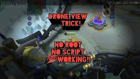 How to Drone View without script no root in Mobile Legends