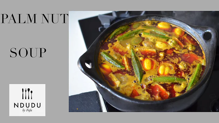THE Perfect PALM NUT SOUP Recipe. ABENKWAN /BANGA SOUP/ Dekou Dessi