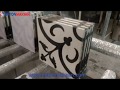 Handmade Cement Tiles making press machine - Desenli karo çini ( rum karosu ) pres makinası