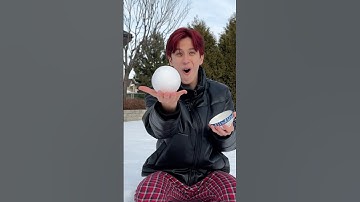 How to make a PERFECT SNOWBALL ❄️