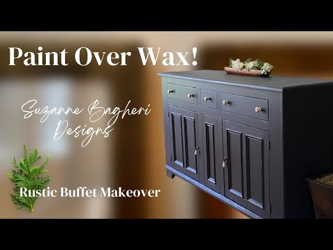 Paint Over Wax! A Buffet Gets a Makeover