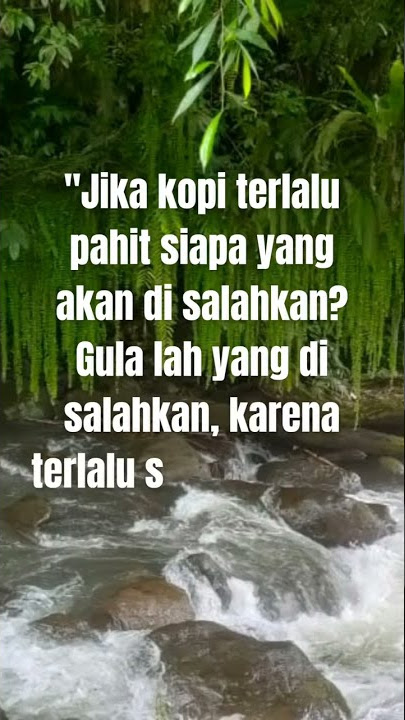 Kata Motivasi 'KOPI PAHIT GULA DISALAHKAN' #shorts #shortskatakatabijak
