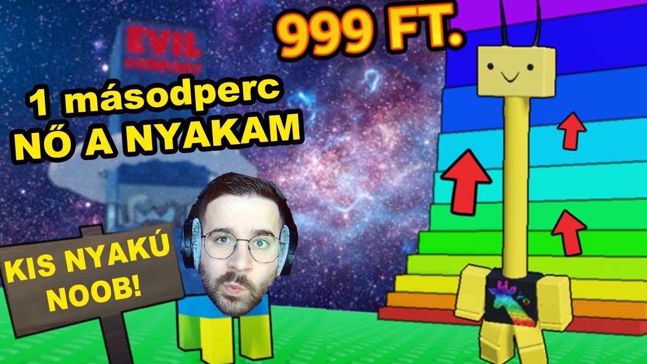 MINDEN MÁSODPERCBEN NŐ A NYAKAM 😂 igen.. a NYAKAM | Every Second Your Neck Grows