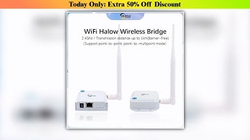 Anjielo Wifi Halow — Hands-On (2025): Anjielo WIFI Halow Wireless Bridge Kit Point To