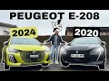 Peugeot e208 2020 vs 2024 les volutions en quatre ans 