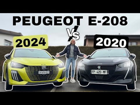 Peugeot e-208 2020 vs. 2024: les évolutions en quatre ans !