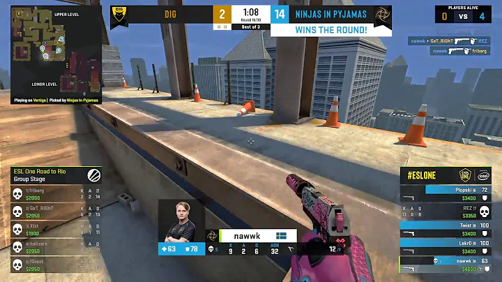nawwk 6k On Pistol Round VS Dignitas