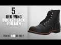 Top 10 Red Wing Boots Black [ Winter 2018 ]: Red Wing Heritage Iron Ranger 6-Inch Boot, Black