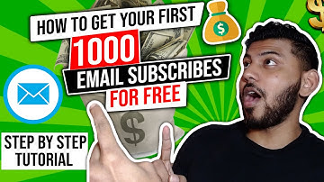 How to Build an Email List from Scratch in 2021 (0-1000 Subscribers Email Strategy)
