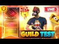 🔴BIGGEST V BADGE GUILD TEST ON LIVE 🔥 FREE FIRE MAX #shorts #freefire #trending #daddycalling