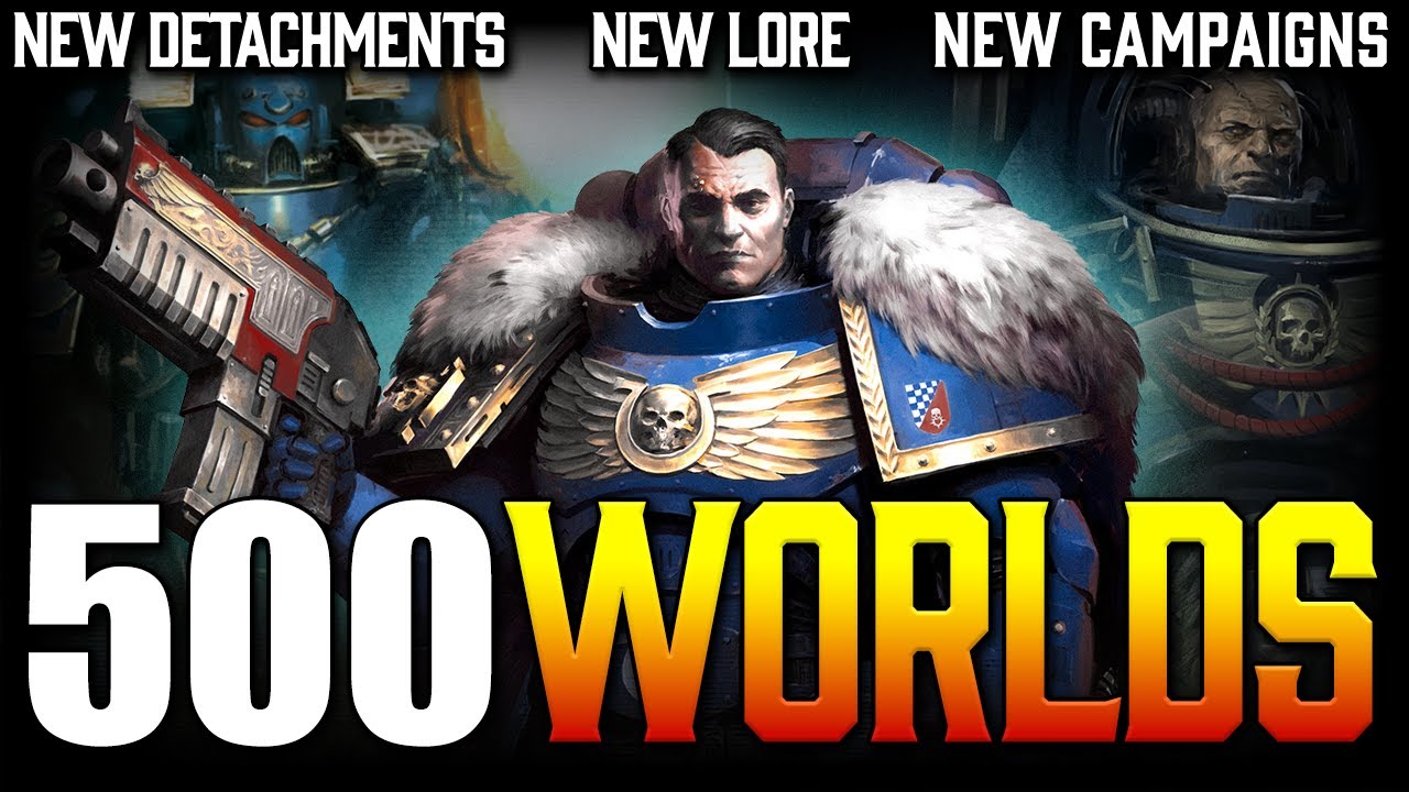 The 40K End-of-Edition Narratives Have Begun | Let’s Take a Look at 500 Worlds

The end of warhammer 40K 10th edition is mere months away and as per tradition that means a lot of end of edition narrative. First up is 500 worlds, which brings us new detachments, campaigns and lots of lore on Captain Titus and the Ultramarines!


As always, thanks for watching! Enjoy our content? Likes and subscribing help us a bunch! We appreciate it!

Check out our Socials! 
Twitter: https://twitter.com/MinisRundown
Instagram: https://www.instagram.com/miniatures_rundown/
Facebook: https://www.facebook.com/profile.php?id=100086918150258
Discord: https://discord.gg/xfgtgfaBRC
Website/Blog: https://www.gametalknetwork.com/miniatures-rundown/

Gear List with affiliate links. 

Blackmagic Design ATEM Television Studio HD8 ISO  https://amzn.to/4swsW4d
Blackmagic Design Studio Camera 4K Pro   https://amzn.to/3YwNgVi
Amaran 200X S 200Xs Bi-Color COB LED Video Light https://amzn.to/3NaCodo
Rode PodMic Cardioid Dynamic Broadcast Microphone https://amzn.to/3LB1qBW
Shure SM7B Vocal Dynamic Microphone  https://amzn.to/452c2Ar
Lume Cube Studio Panel 2-Point Lighting Kit https://amzn.to/49MLpC0
Lume Cube Flex Light Pro https://amzn.to/4sMZya6
Nanlite PavoTube II 30X 4 Foot Battery Powered RGBWW LED  https://amzn.to/4puTz6G
Panasonic LUMIX GH5M2, 20.3MP Mirrorless Micro Four Thirds Camera https://amzn.to/4jt8Y68

Blackmagic Design ATEM Mini Extreme ISO  https://amzn.to/4bmP9eL

Elgato Key Light - Professional 2800 lumens Studio Light  https://amzn.to/4qdufmW
Aputure Amaran F22C RGBWW Flexible Led Video Light 2500K~7500K,200W  https://amzn.to/45MohkL