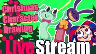 Drawing Christmas Artwork and Characters!