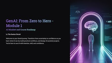 GenAI: From Zero To Hero (Module 1)