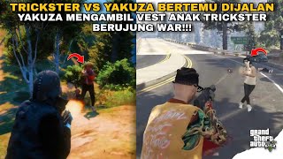 TRICKSTER VS YAKUZA!! BERTEMU DIJALAN LANGSUNG WAR | GTA V ROLEPLAY