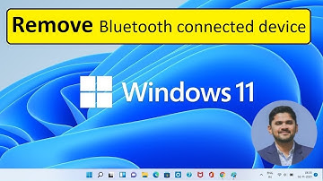 How to remove a Bluetooth connected device on Windows 11