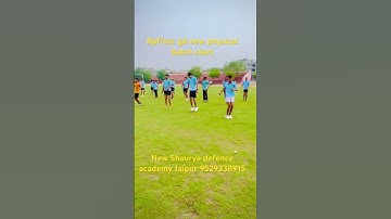 #rpf #ssbgd #physical rpf ssc gd new physical batch start join new Shaurya defence academy