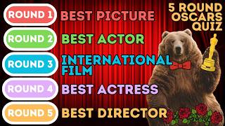 The 5 Round Oscars Movie Quiz | Best Picture, Actors, International Film, Actresses & Directors screenshot 1