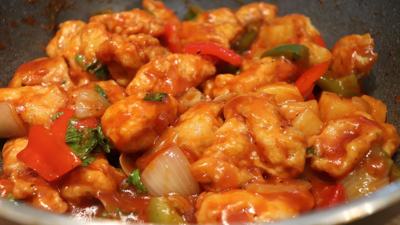 Sweet and Sour Chicken - Poulet Aigre Doux - Laila's Home Cooking ...