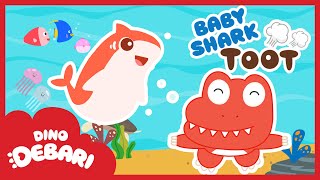 Shrark family's toot under the sea!  | Baby Shark Toot | kids song | DebariTV