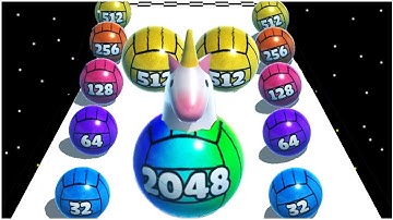 Ball Merge 2048 - Gameplay Walkthrough - Max Levels Lvl 71-80 (Android)