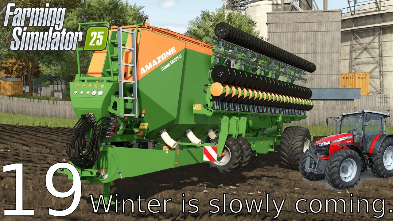 | Winter Is Approaching And Sowing | Hutan Pantai | Farming Simulator 25 | EP19 |