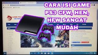 CARA ISI GAME PS3 CFW LEWAT HARDISK FLASHDISK