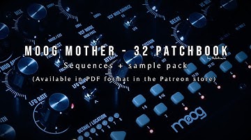 Moog Mother32 Patchbook
