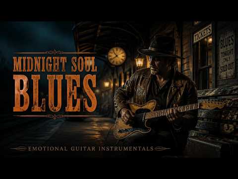 Deep Blues Guitar Instrumental – Missing You More After Midnight 🌙💔🎸