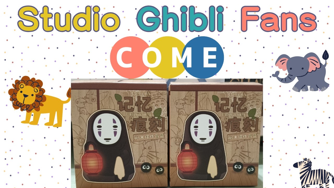 Ghibli Store Exclusive SPIRITED AWAY Blind Bags Unbox Review (and