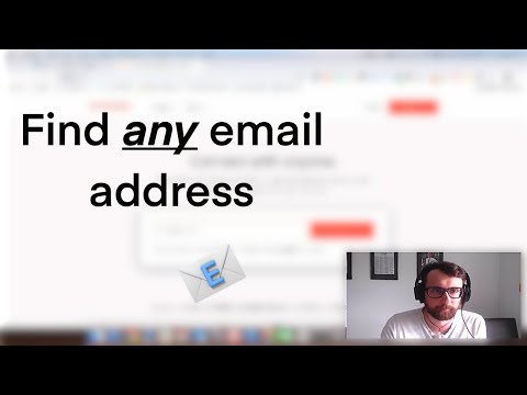 How to find the email address of ANY potential client