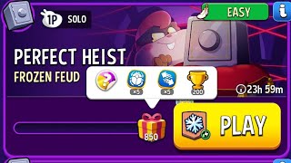 frozen feud very easy challenge | match masters | perfect heist solo today
