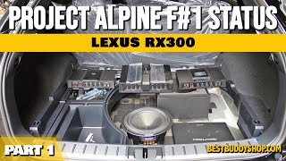 Alpine F#1 Status install di Lexus RX300 F Sport Part 1