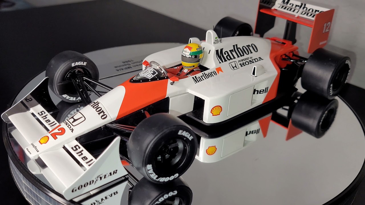 自動車 TAMEO 1/43 WCT88 McLaren Honda MP4-4 Full ] 1/43 McLaren Honda MP4/4 1988 A.Senna [Tameo] - YouTube